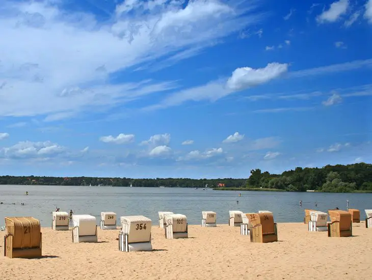 Badesee in Berlin der Wannsee Badesee in Berlin der Wannsee