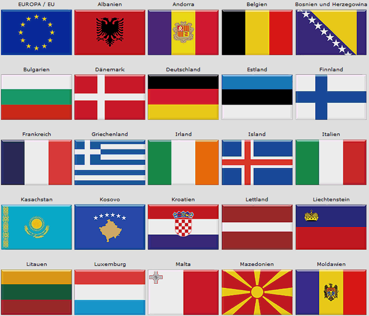 flaggen europa zum ausdrucken