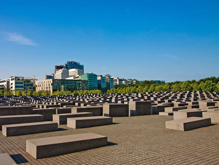 Holocaust Denkmal an den Nationalsozialismus in Berlin
