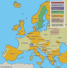 Politische Europakarte
