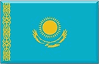 Flagge Kasachstan