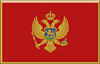 Flagge Montenegro