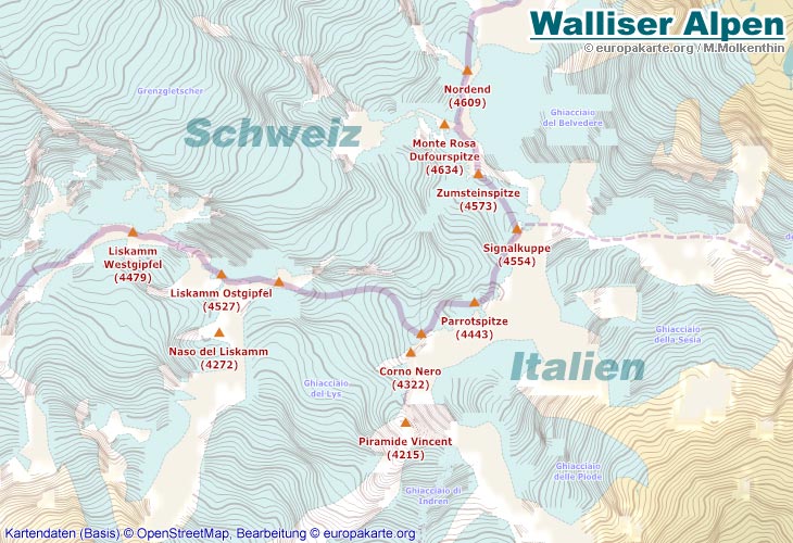 Walliser Alpen