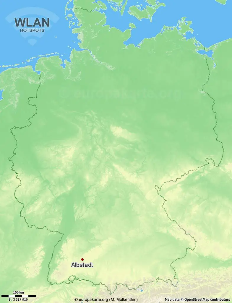 WLAN-Hotspots in Albstadt (Baden-Württemberg)