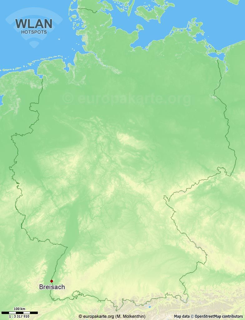 WLAN-Hotspots in Breisach (Baden-Württemberg)