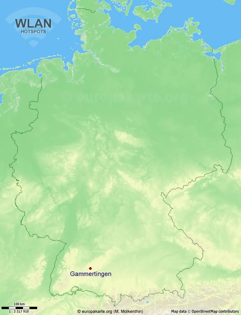 WLAN-Hotspots in Gammertingen (Baden-Württemberg)