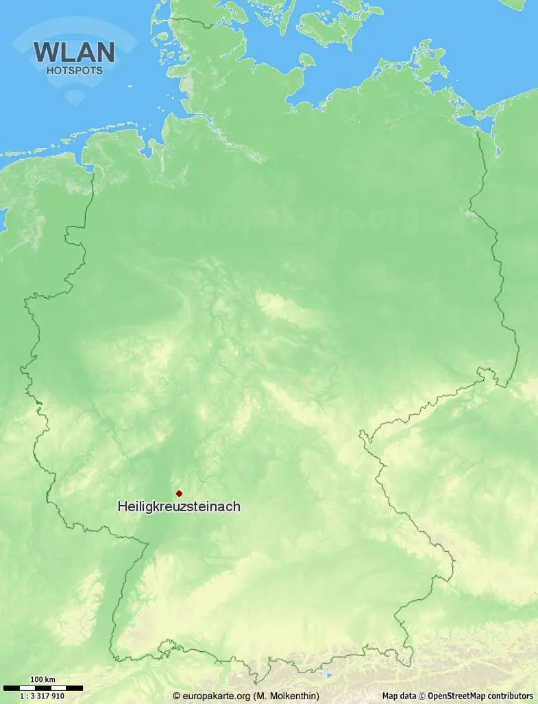 WLAN-Hotspots in Heiligkreuzsteinach (Baden-Württemberg)