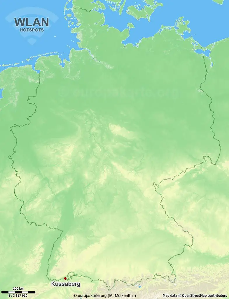 WLAN-Hotspots in Küssaberg (Baden-Württemberg)