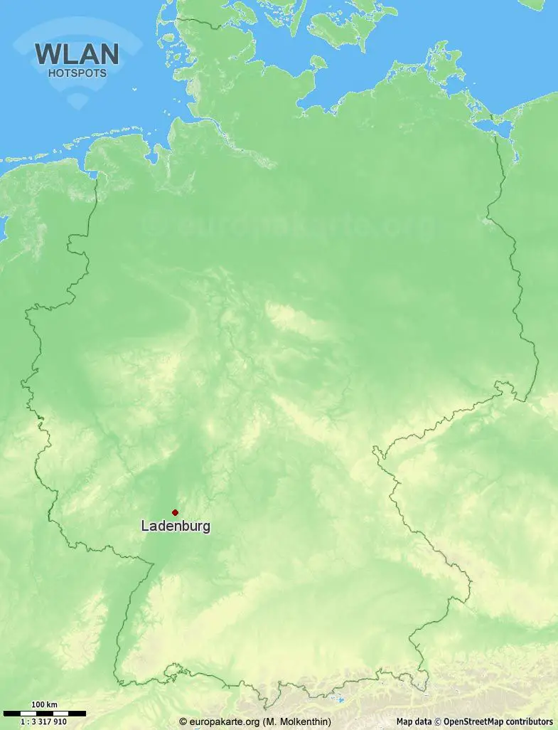 WLAN-Hotspots in Ladenburg (Baden-Württemberg)