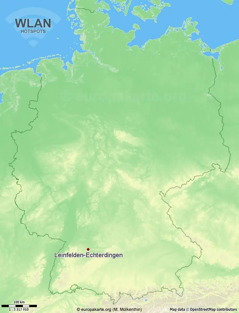 WLAN-Hotspots in Leinfelden-Echterdingen (Baden-Württemberg)