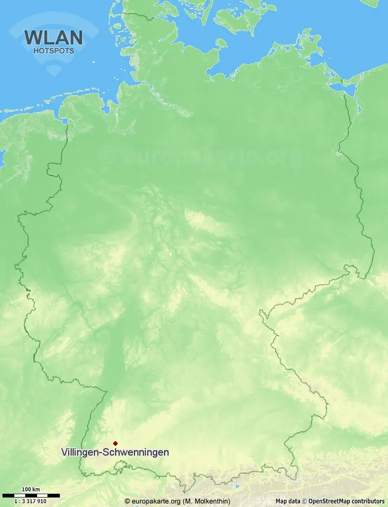 WLAN-Hotspots in Villingen-Schwenningen (Baden-Württemberg)