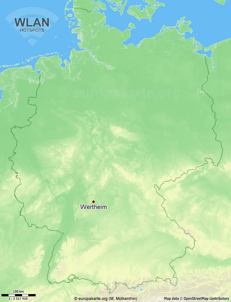 WLAN-Hotspots in Wertheim (Baden-Württemberg)