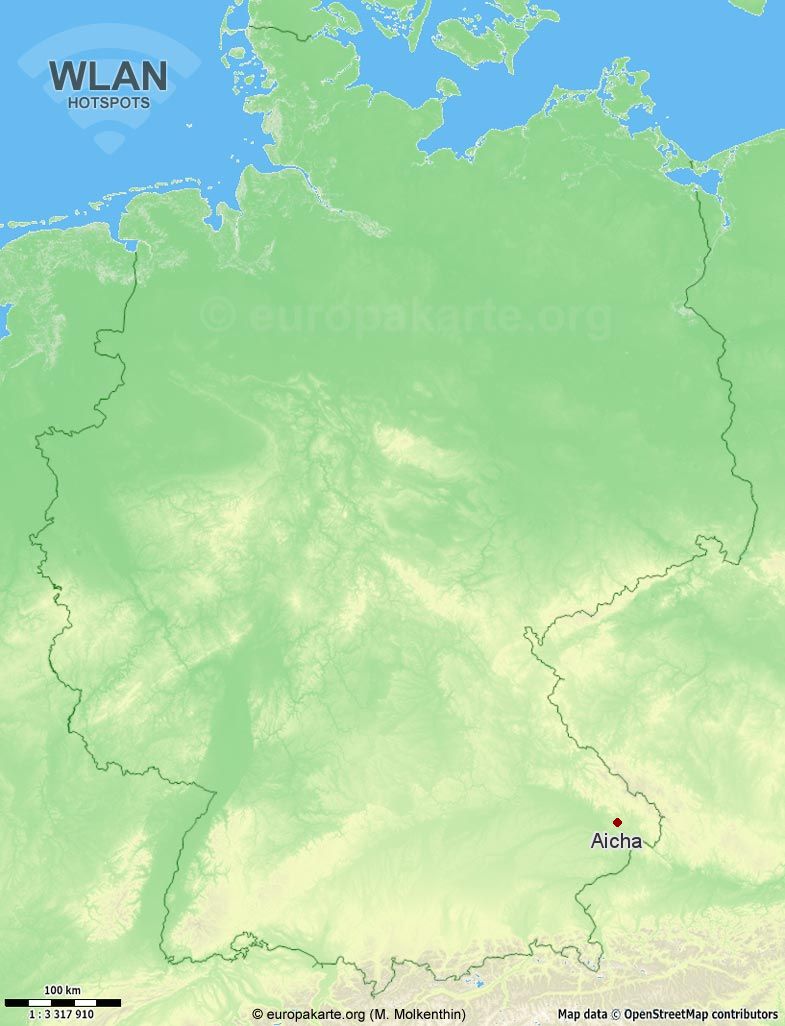 WLAN-Hotspots in Aicha (Bayern)