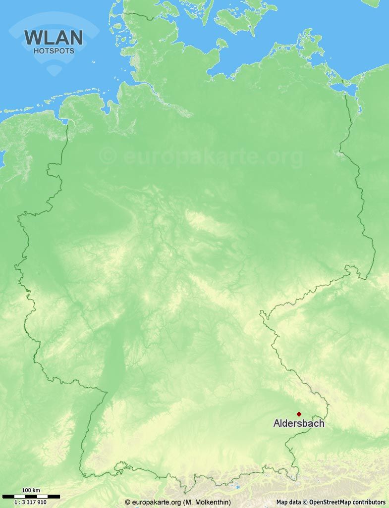 WLAN-Hotspots in Aldersbach (Bayern)