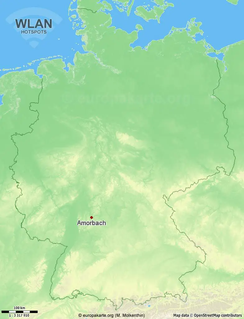 WLAN-Hotspots in Amorbach (Bayern)