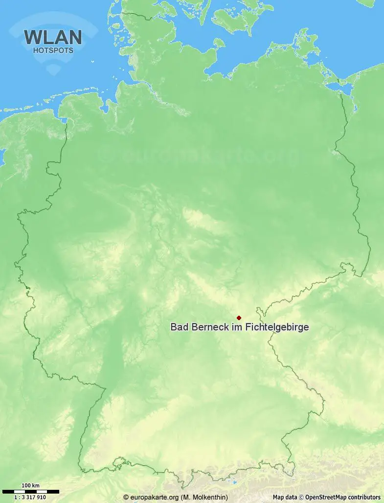 WLAN-Hotspots in Bad Berneck im Fichtelgebirge (Bayern)