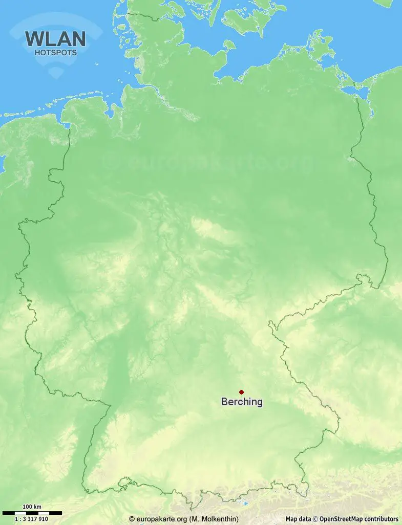 WLAN-Hotspots in Berching (Bayern)
