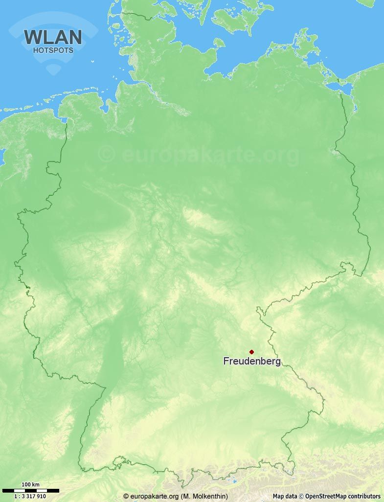 WLAN-Hotspots in Freudenberg (Bayern)