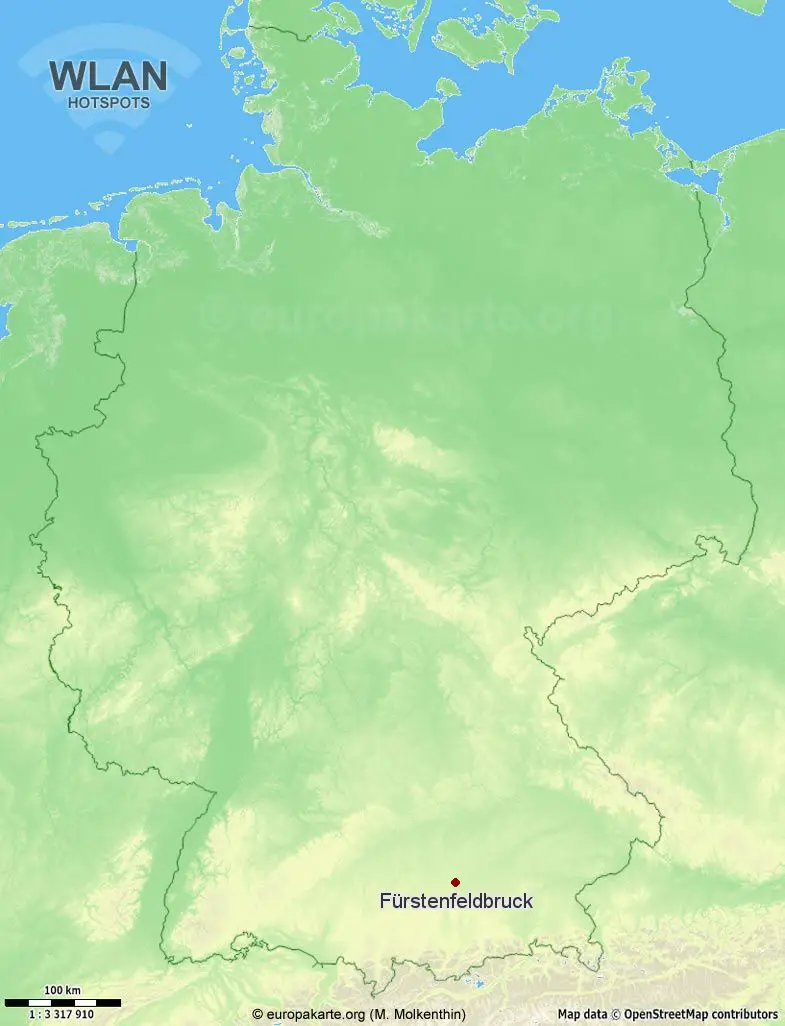 WLAN-Hotspots in Fürstenfeldbruck (Bayern)