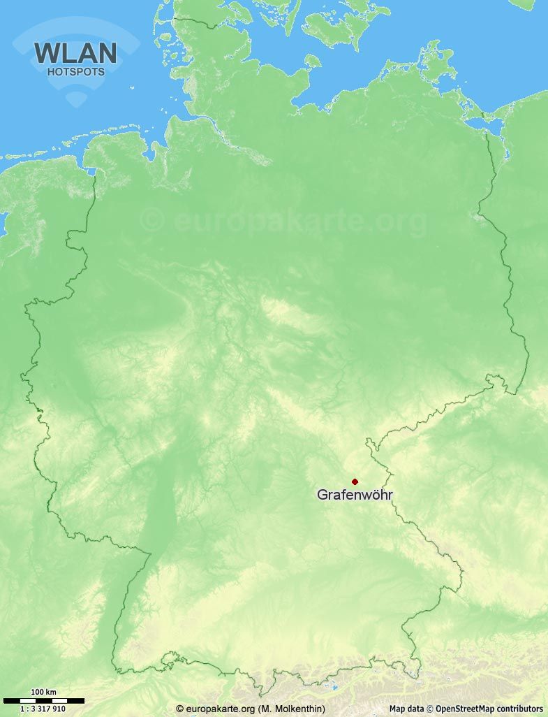 WLAN-Hotspots in Grafenwöhr (Bayern)