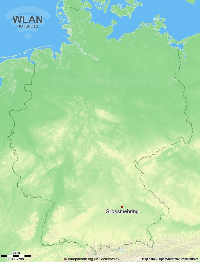 WLAN-Hotspots in Grossmehring (Bayern)
