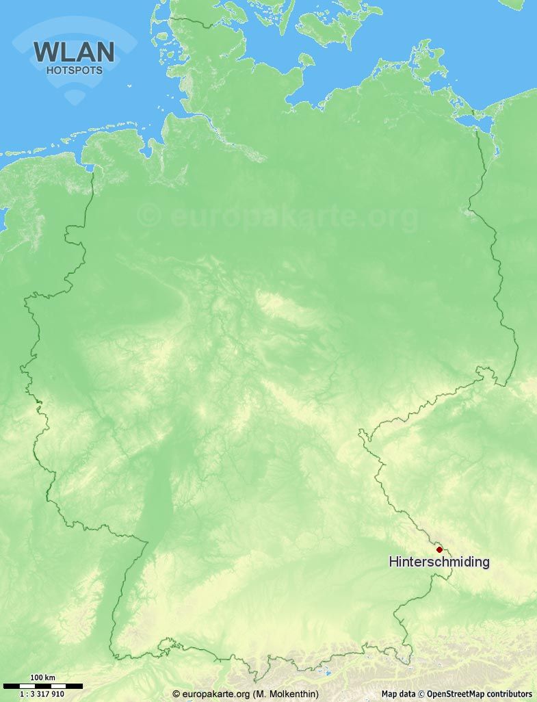 WLAN-Hotspots in Hinterschmiding (Bayern)