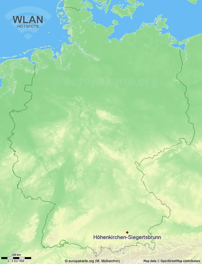 WLAN-Hotspots in Höhenkirchen-Siegertsbrunn (Bayern)