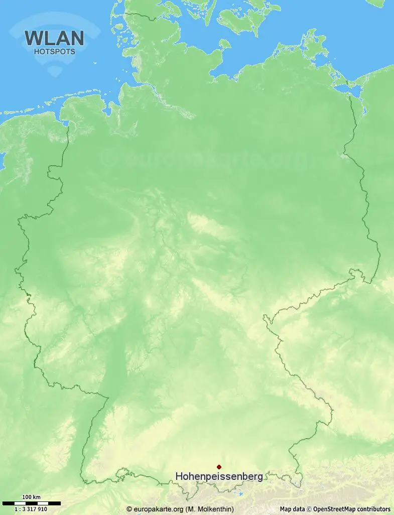 WLAN-Hotspots in Hohenpeissenberg (Bayern)