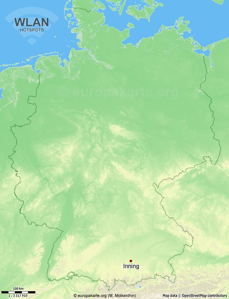 WLAN-Hotspots in Inning (Bayern)
