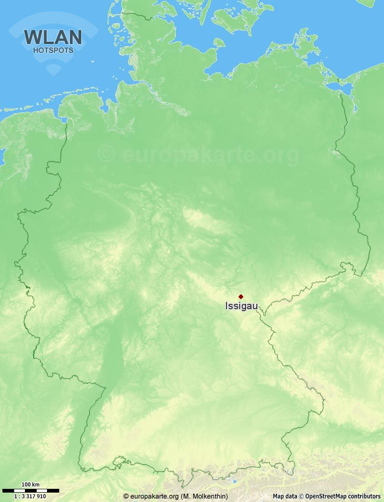 WLAN-Hotspots in Issigau (Bayern)