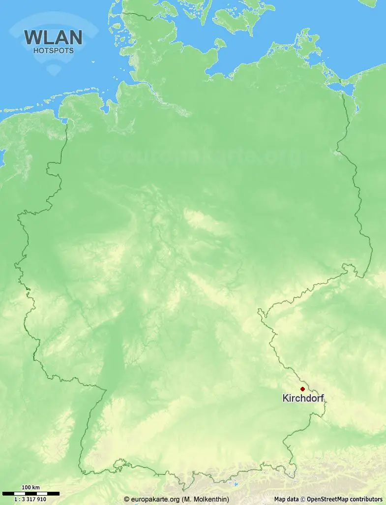 WLAN-Hotspots in Kirchdorf (Bayern)