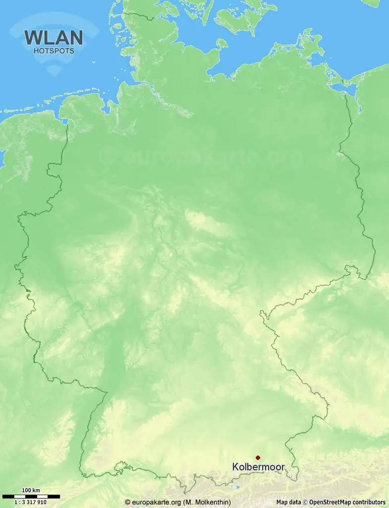 WLAN-Hotspots in Kolbermoor (Bayern)
