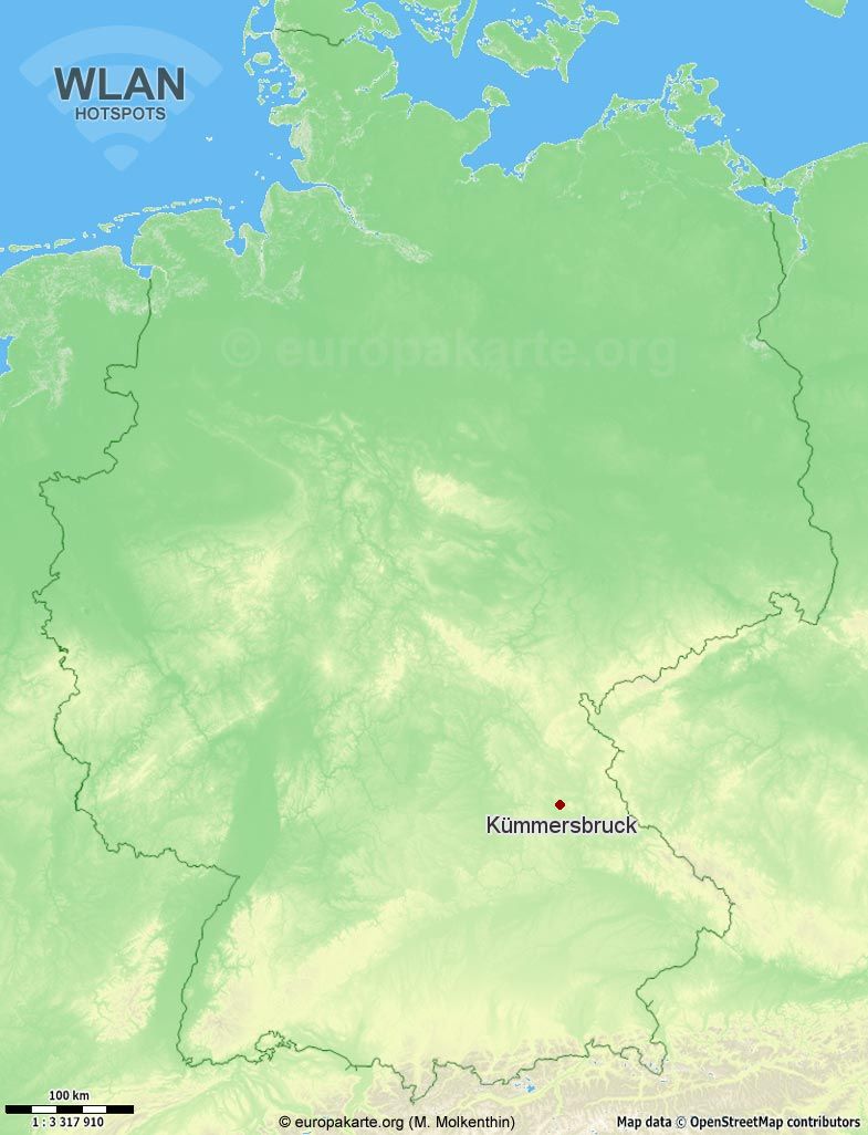 WLAN-Hotspots in Kümmersbruck (Bayern)