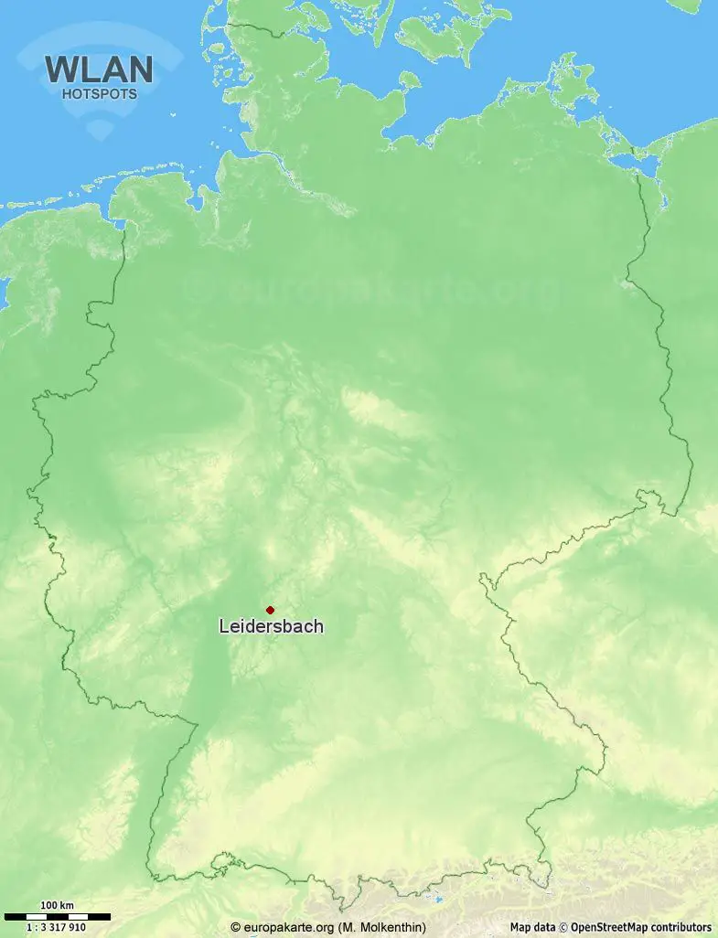 WLAN-Hotspots in Leidersbach (Bayern)