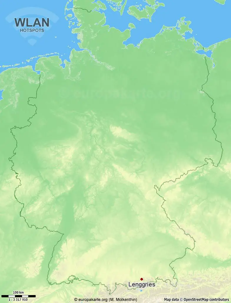 WLAN-Hotspots in Lenggries (Bayern)