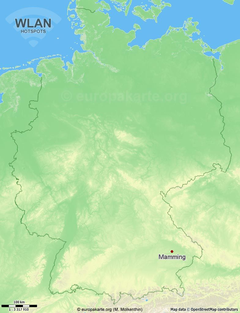 WLAN-Hotspots in Mamming (Bayern)