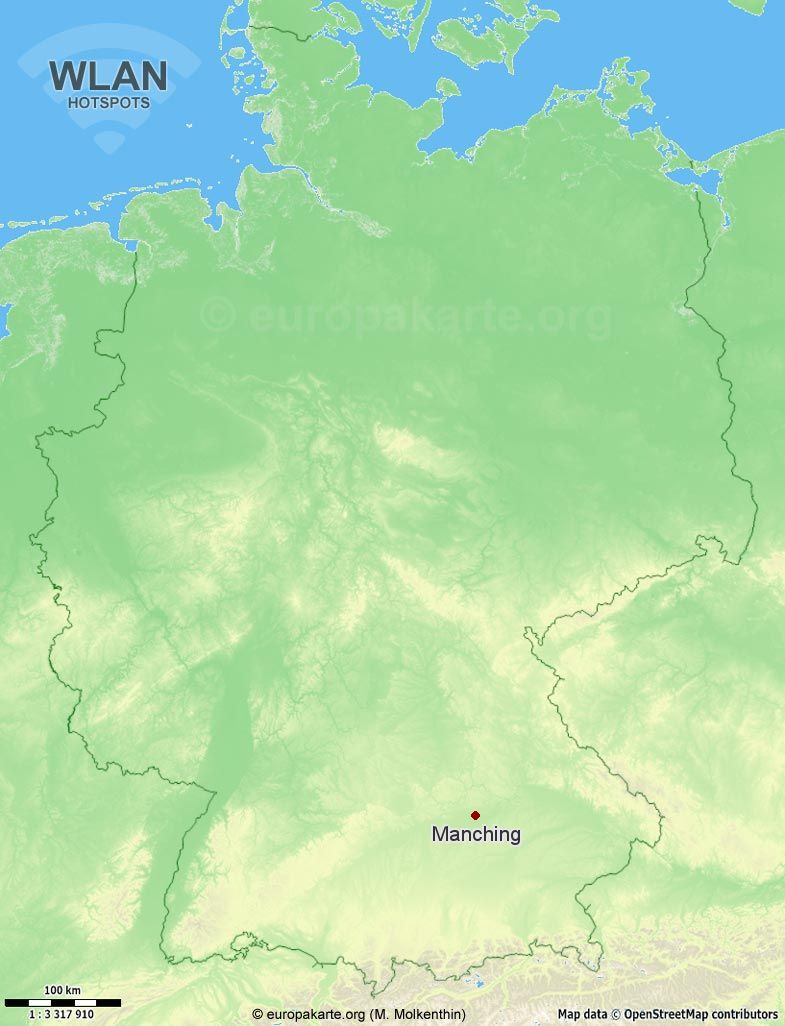 WLAN-Hotspots in Manching (Bayern)