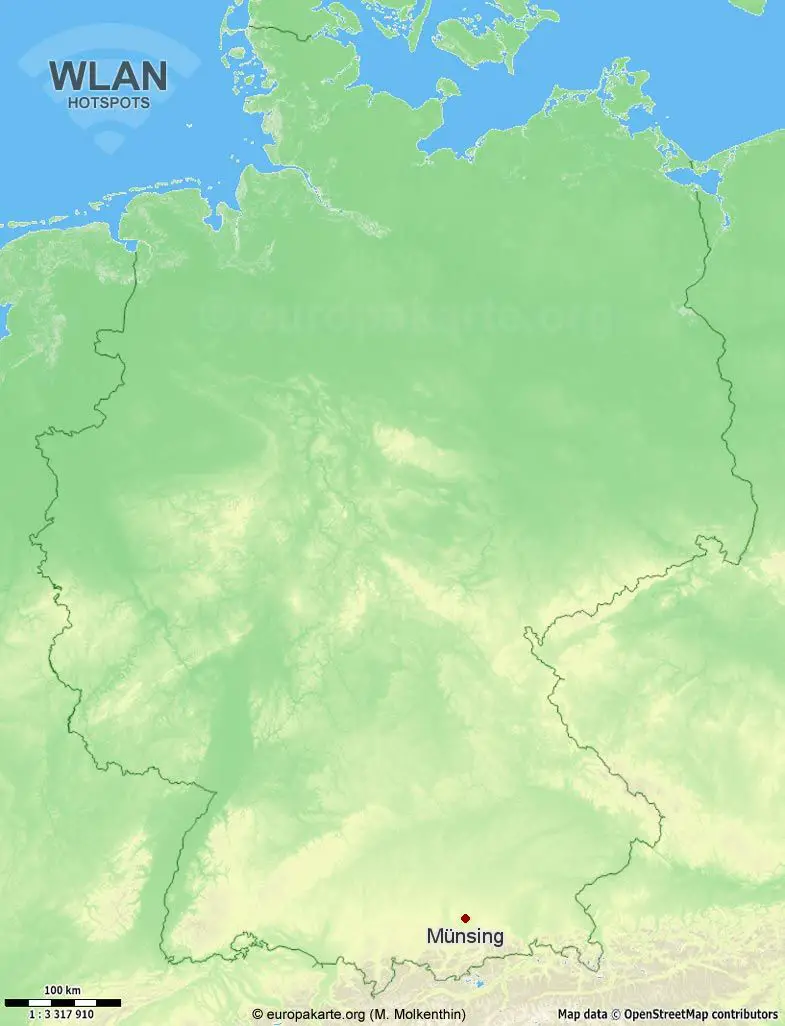 WLAN-Hotspots in Münsing (Bayern)