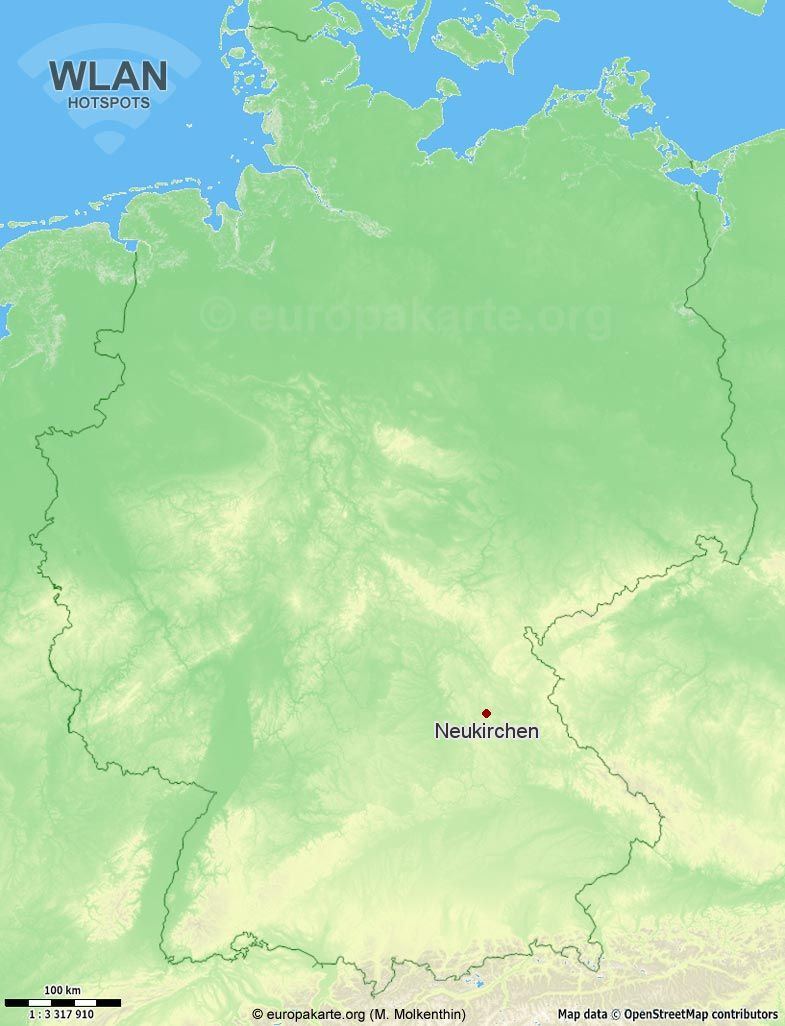 WLAN-Hotspots in Neukirchen (Bayern)