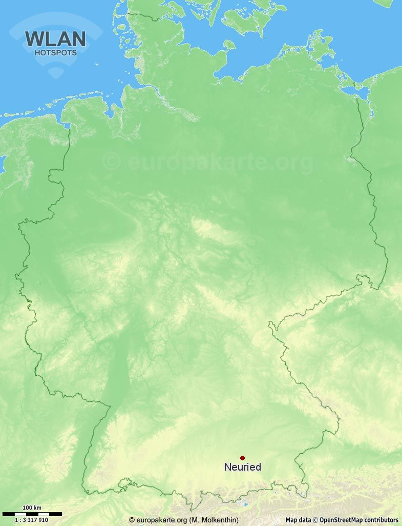 WLAN-Hotspots in Neuried (Bayern)