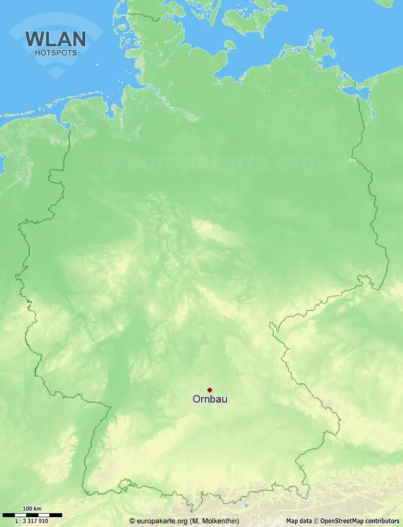 WLAN-Hotspots in Ornbau (Bayern)