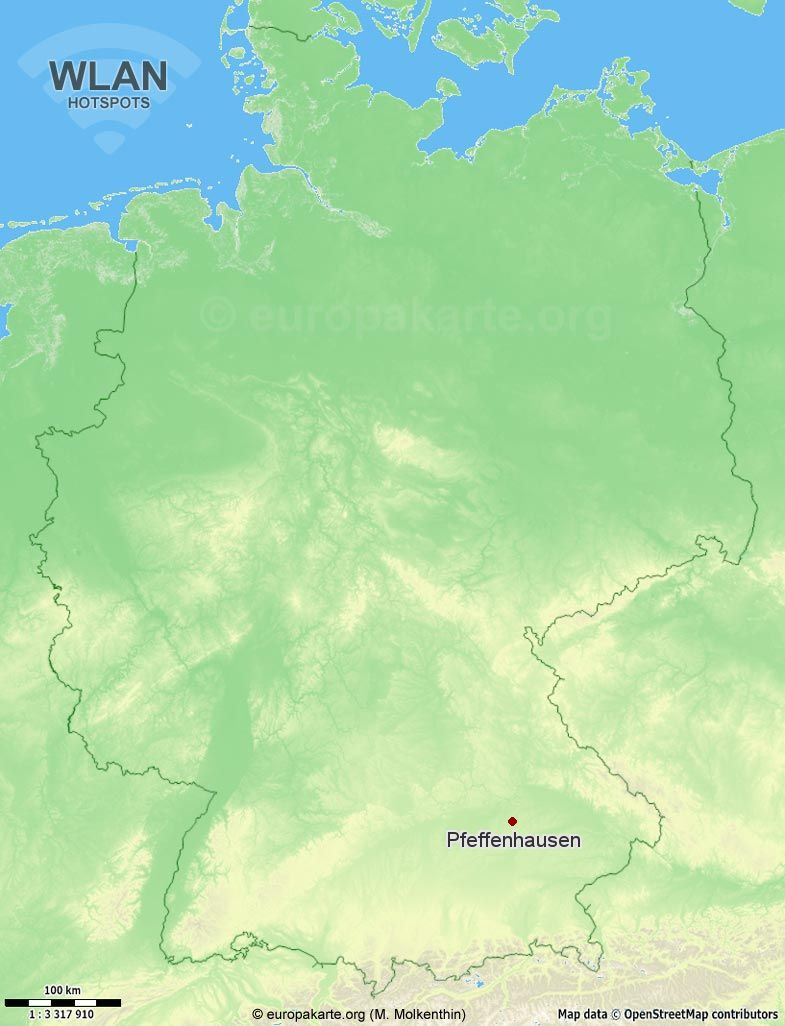WLAN-Hotspots in Pfeffenhausen (Bayern)