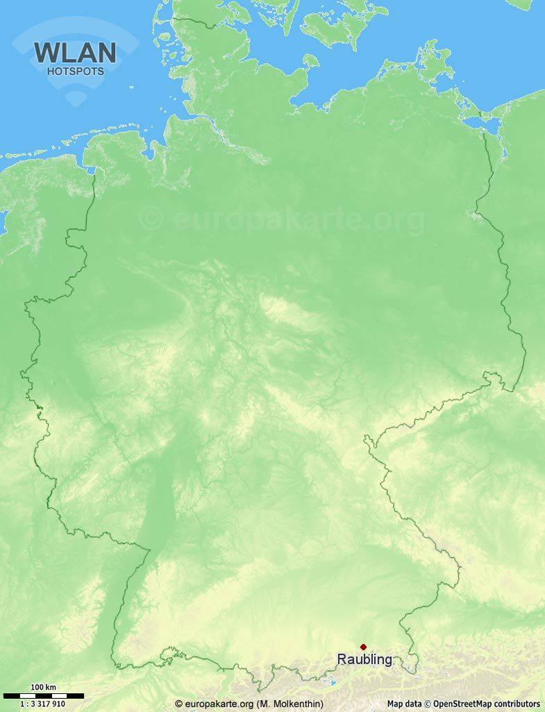 WLAN-Hotspots in Raubling (Bayern)