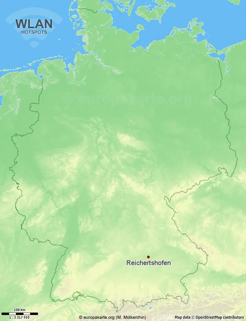 WLAN-Hotspots in Reichertshofen (Bayern)