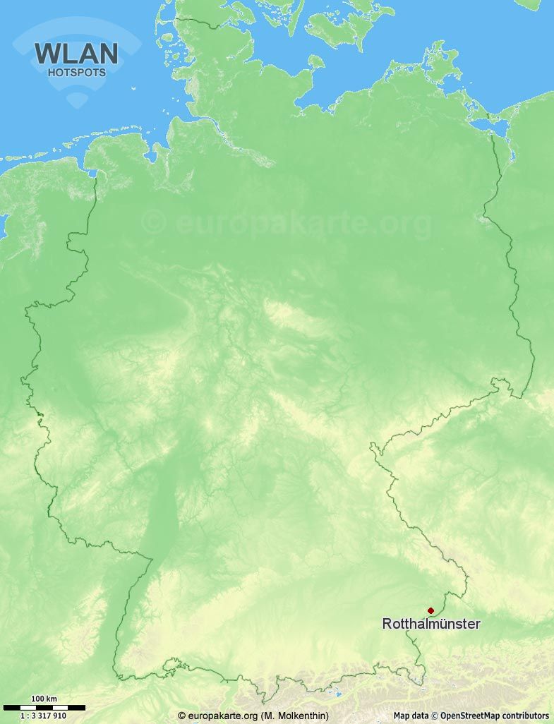 WLAN-Hotspots in Rotthalmünster (Bayern)