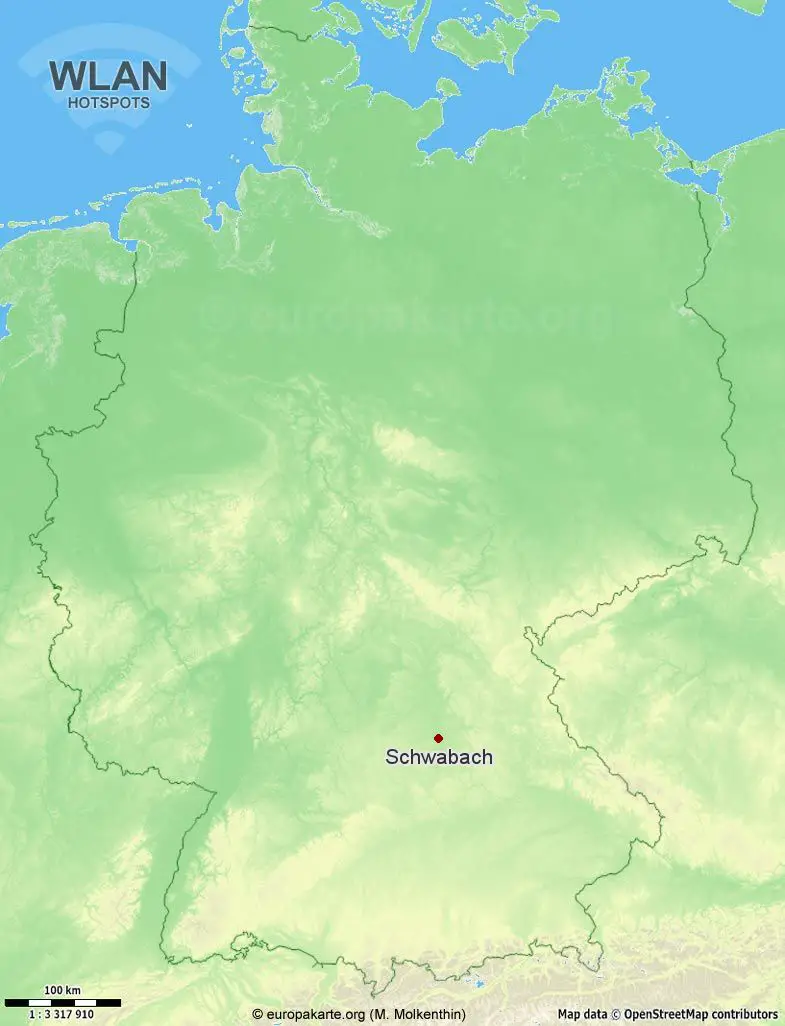 WLAN-Hotspots in Schwabach (Bayern)