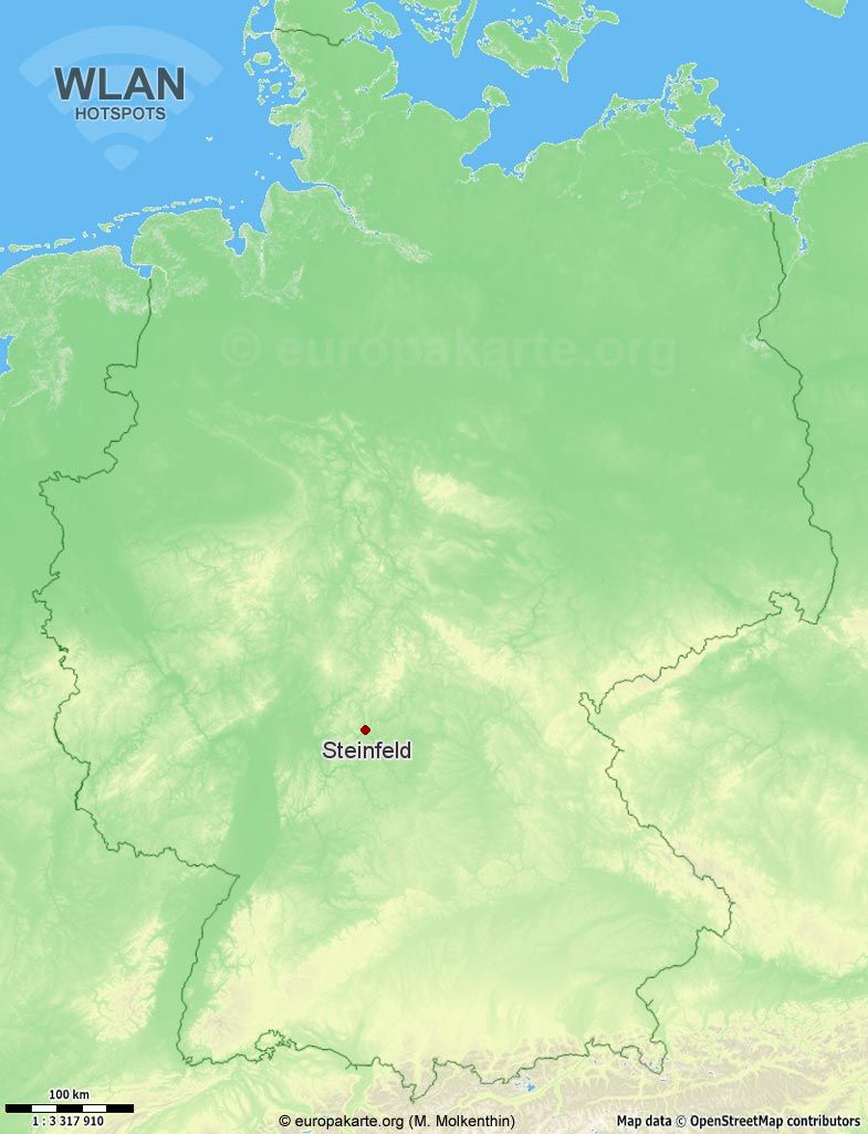 WLAN-Hotspots in Steinfeld (Bayern)