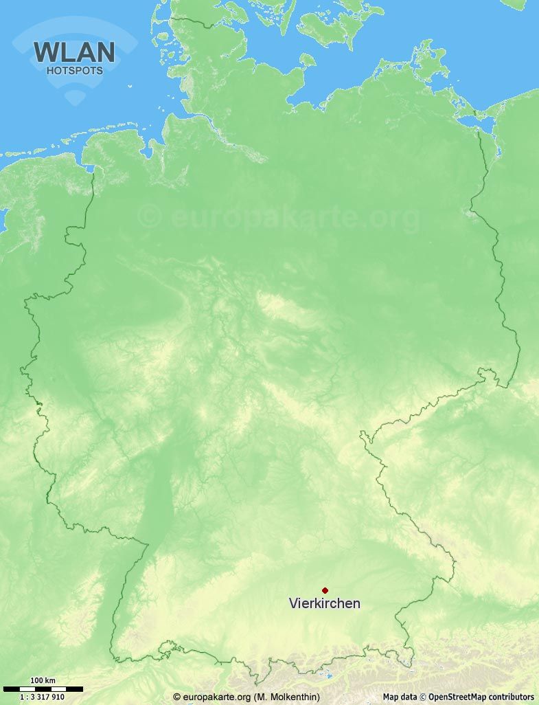 WLAN-Hotspots in Vierkirchen (Bayern)