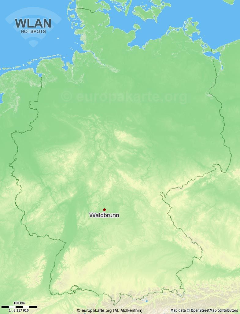 WLAN-Hotspots in Waldbrunn (Bayern)