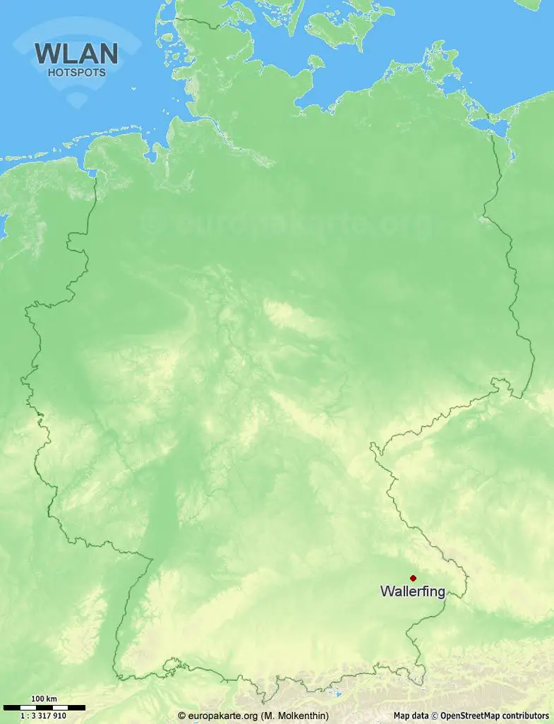 WLAN-Hotspots in Wallerfing (Bayern)